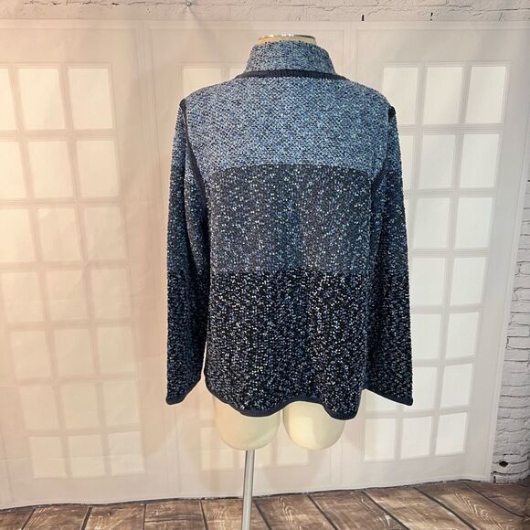 Orvis Blue Button Down Long Sleeve Cardigan Sweater Size Large - Picture 6 of 10